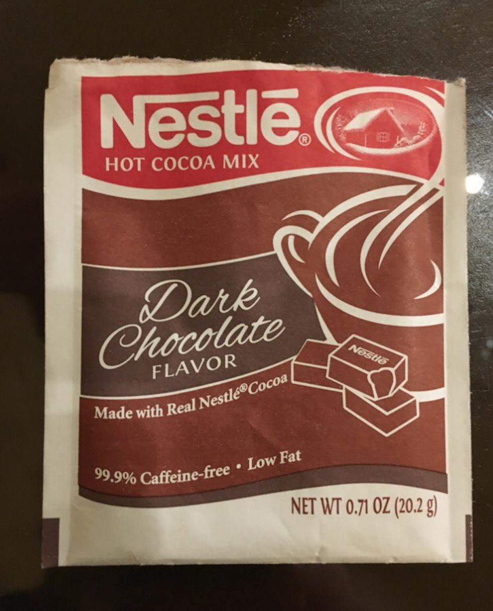 Nestle Cocoa: 99.9% caffeine-free! 